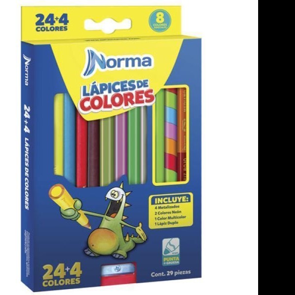 COLORES ESTUCHE C24 L. NORMA REDONDO 581749